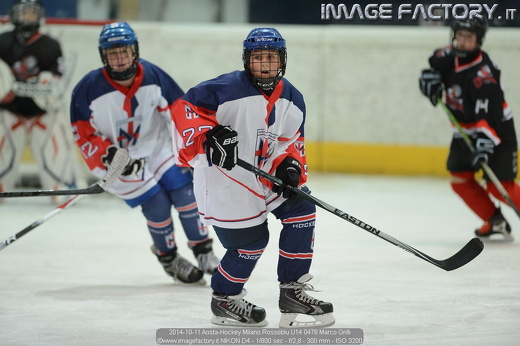 2014-10-11 Aosta-Hockey Milano Rossoblu U14 0478 Marco Grilli